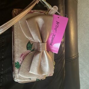 Floral betsey johnson wallet